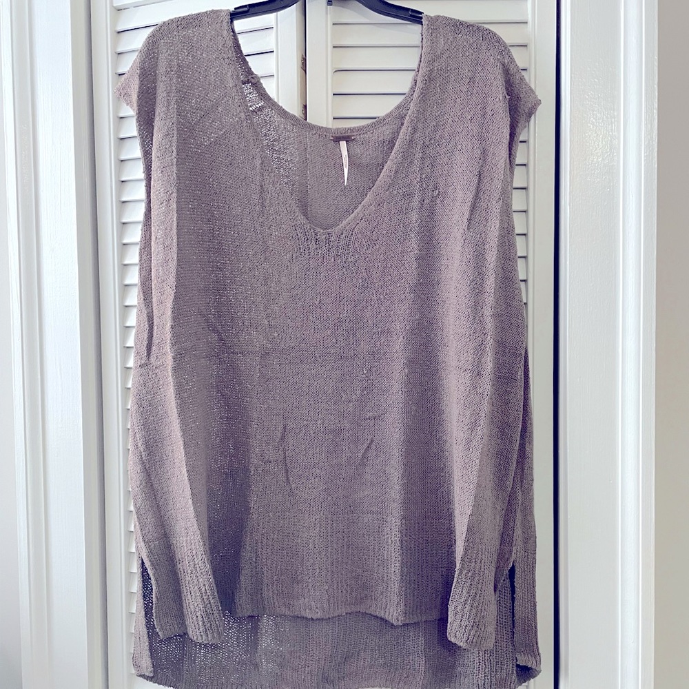 Free People knit shell